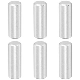 sourcing map 6 Pcs 8 x 22 mm 316 Stainless Steel Dowel Pins, Cylindrical Shelf Support Peg Pin Rod Fasten Elements for Machine Building, Furniture Installation, DIY Projects, Silver Tone