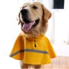HAPEE Dog Raincoats for Large Dogs with Reflective Strip Hoodie,Rain