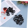 Totority 50Pcs Garden Hose Fastening Clips Durable Pe Pipe Hooks