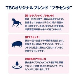 TBC サプリメント プラセンタカプセル 60粒（1日2粒目安 30日分）カプセルタイプ 飲む プラセンタ習慣 トリプルプラセンタ
