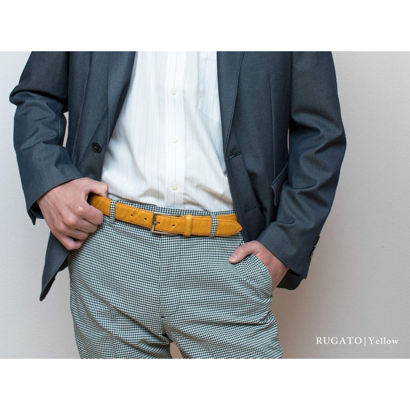 TAVARAT Tps-090 Men's Genuine Leather Belt, 1.2 inches (30 mm),