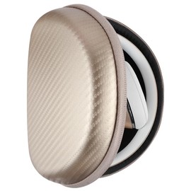 Geekria Shield Headphone Case Compatible with Beats Solo 4, Solo 3, Solo 2, Solo HD Case, Replacement Hard Shell Travel Carrying Bag with Cable Storage (Gold)