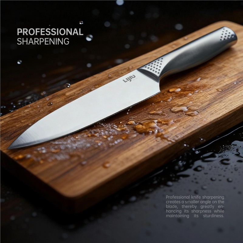 LI JIU Kitchen Knife Set 7 Pcs & Horizontally Knives