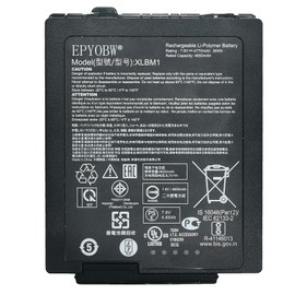 EPYOBW XLBM1 Laptop Battery 36Wh 4770mAh 7.6V Compatible with Zebra Xplore LynPD5O3 0B23-01H4000E 0B23-023U000P Series