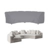 Curved Sofa Cover UCARE Outdoor Patio Furniture Cover Couch Sectional