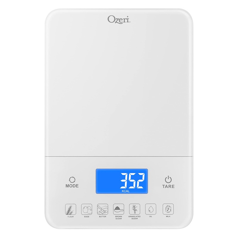 Ozeri Touch III 22 lbs (10 kg) Baker's Kitchen Scale