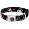 Dog Collar DYCN-Apple Glow Full Color Black/Red - Snow White