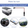 kzfuli 12V/24V Car Refrigerator Power Cord is Compatible with Alpicool,