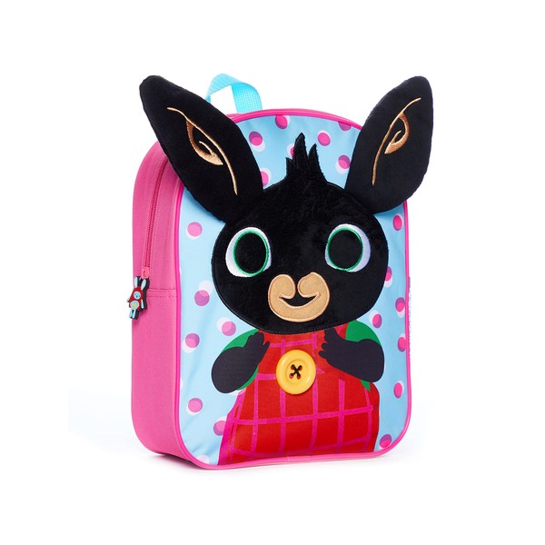Bing Bunny 3D Plush Backpack Girls Nursery School Pre School Rucksack Kids Book Lunch Bag