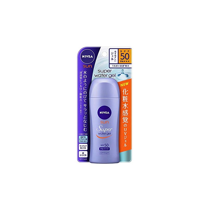 Kao Nivea Sun Water Gel SPF 50, 2.8 oz (80