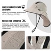 TOP-EX L/XL Women's Ponytail Sun Hat with Neck Protection, UV