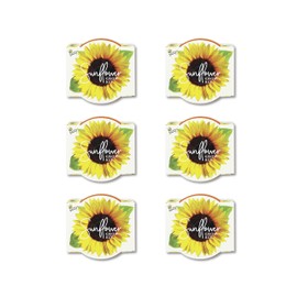 BUZZY Seeds Terracotta Mini Grow Pots | Herb, Plant, Flower Starter Kit for Kids & Adults | Mini Sunflower 6-Pack, Daydream Collection | Guaranteed to Grow | Best Indoor-Outdoor Gardening Gift