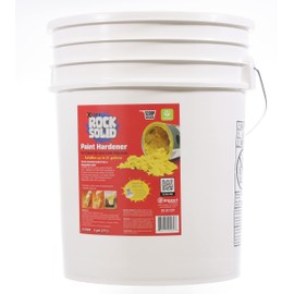 Xsorb Rock Solid Paint Hardener/Solidifier (5 Gallon Pail) Powder for drying waste or leftover acrylic/latex paint, absorbs up to 31 gallons