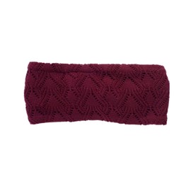 Invero, Marie Merino Headband 100% Wool, vino, 1 stück (1er Pack)