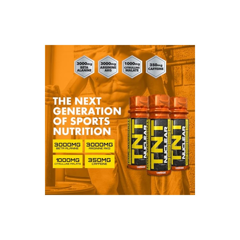NXT Nutrition TNT Nuclear Shots - Pre Workout Drink 12