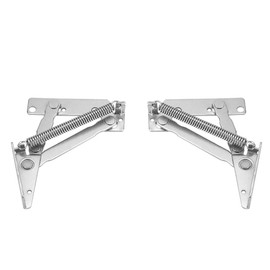 2Pcs Set Steel Lift Up Spring Hinge for Cabinet Cuoard Closet Wardrobe Door Lift Support,Pull Up Shelf Hinge,Under Cabinet Pull Down Hinges,Under Cabinet Hinge Pull Down