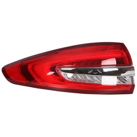 HECASA Drive LH Left Side Tail lamp light Outer Compatible with 2017 2018 2019 Ford Fusion Replacement For HS7Z13405J FO2804118