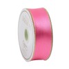 Caspari Pink & Green Reversible Satin Wired Ribbon - Three