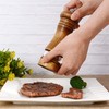 FONGLUAN Wooden Pepper Grinder, Salt and Pepper Mills, Adjustable Coarseness