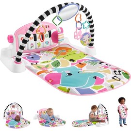 Fisher-Price Glow and Grow Kick  Play Piano Gimnasio, Rosa                                                                                            