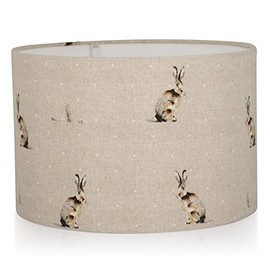 Handmade Table Lampshade, Hartley Hare Fabric, 25 cm