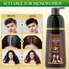 Instant Medium Brown Hair Shampoo 420ml - Semi-Permanent Brown Hair