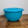 Tupperware Impressions Bowl Blue Mixing Storage #3091 4.3 Liters W/