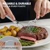 240 Count Extra Heavy Duty Clear Plastic Forks, Solid and