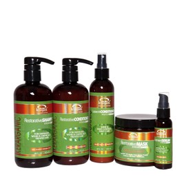 Xtreme Repair Restorative Products Set = 1 Shampoo 16oz + 1 Conditioner 16oz + 1 Leave-In 8oz + 1 Repair Mask 16oz + 1 Repair Serum 2oz