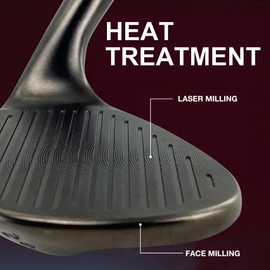 Yamato Left Handed Golf Wedge Set 52 56 60 & Individual Wedges – Forged, CNC Milled Sand, Lob, Gap, Pitching Wedge for Lefties (LH01-52 56 60 Degree)