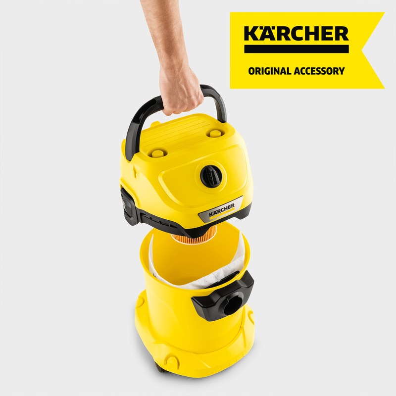 Karcher Fleece Bag (Pack of 4), 2.863-314.0, Gray