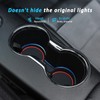 Auovo 3D Cup Holder Insert Coaster for Ford Mustang Accessories