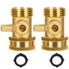 SHOWNEW Heavy Duty Brass Shut Off Valve, 3/4 Inch Solid