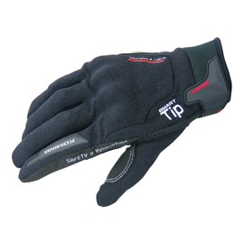 コミネ(Komine) バイクメッシュグローブ プロテクトメッシュグローブ-プラエトー ブラック L 06-139 GK-139