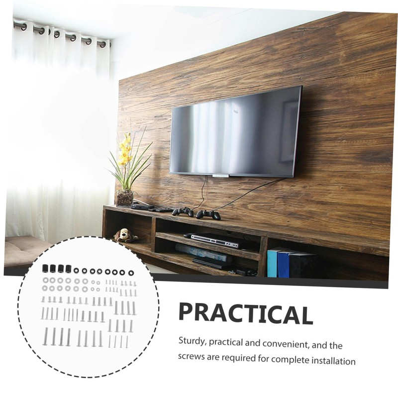 iplusmile 88pcs Tv Mount Screw Kit Heavy Duty Wall Installation