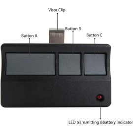 2 Replacement Compatible with LiftMaster 355LM, 365LM, 370LM, 374LMC, 376LM, 377LM, 377LMC, 378LM, 398LM Garage Door Opener Remote, Purple Learn Button openers 2005-2014