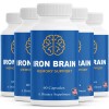 (5 Pack) Iron Brain Cognitive Support Supplement, IronBrain Nootropic Pills