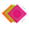 HankieWorld Bandanas 3 pack 22 inch Cotton Paisley Kerchiefs for