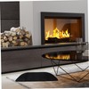 IWOWHERO Fireproof Fireplace Mat Durable Half Floor Protector for Indoor