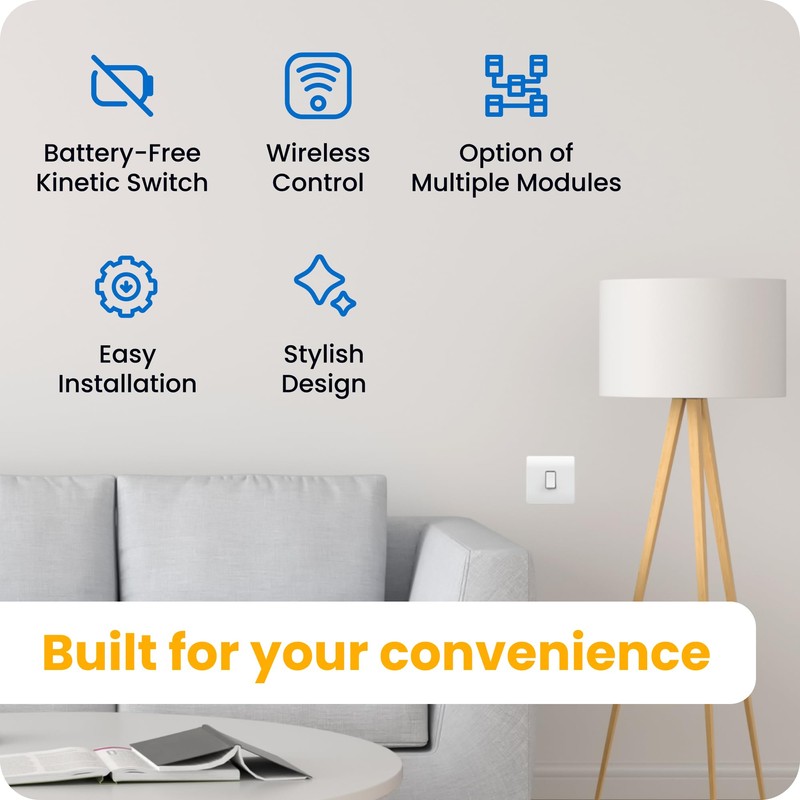 Kinetic grid-compatible Smart Switch and Smart Switch Module with Wifi