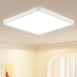 muyuua Ceiling Light LED Ceiling Light Flat Bedroom Lamp 23 cm Bathroom Lamp White 18 W Kitchen Lamp Square Bedroom Ceiling Lighting Hallway Lamp Ceiling Bathroom Lamp 3000 K for Kitchen Hallway