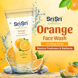 Shri Shri TATVA Orange Face Wash, 60ml, Pack of 2