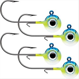 VMC Neon Moon Eye Jig 3/8 Blue Fire UV, One Size