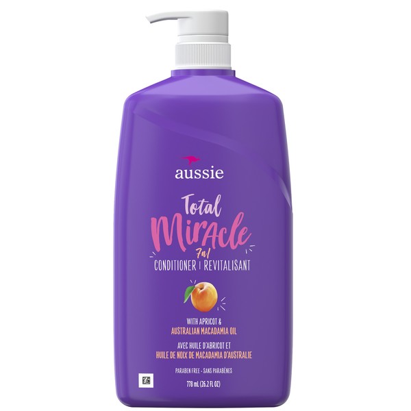 Aussie Total Miracle with Apricot & Macadamia Oil Conditioner Paraben Free
                            778 mL