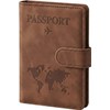 Timotech Porta Pasaporte y Visa con Protección RFID, Funda para