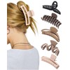 5PCS Large Claw Hair Clips for Thick Hair Big Banana