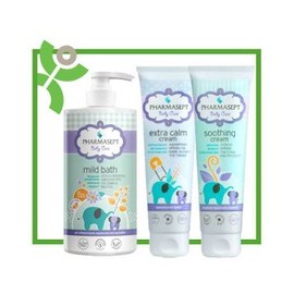 Pharmasept Tol Velvet Mild Bath 1 Litre Pharmasept Tol Velvet Mild Bath 1L & Extra Calm Cream, 2x150ml & Soothing Cream, 150ml (944 & 920 & 739)