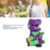 Dinosaur Bubble Machine Electric Universal Light Sound Automatic Bubble Dinosaur