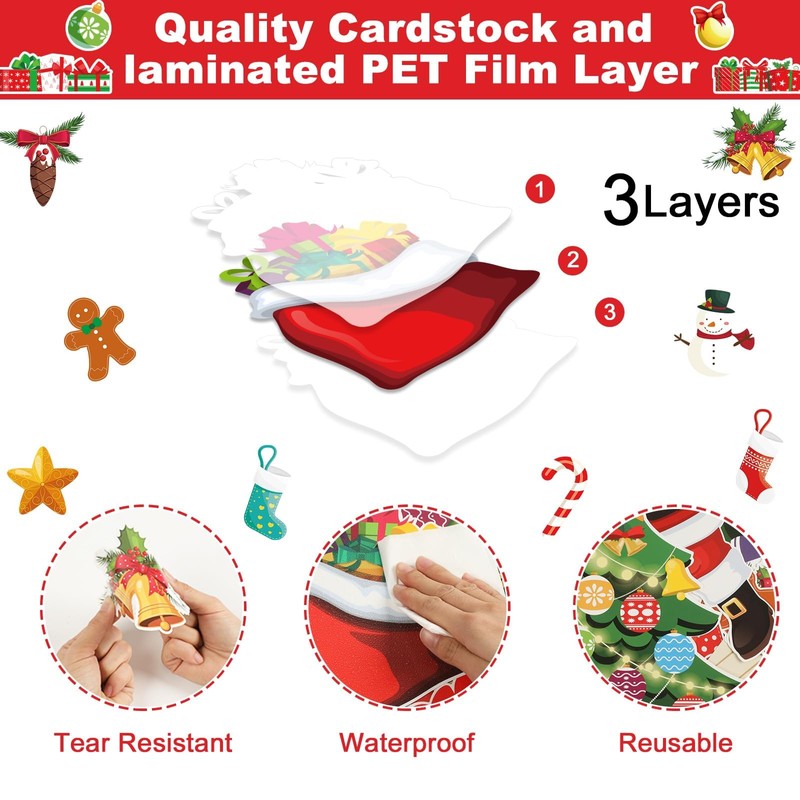 Christmas Bulletin Board Decorations Christmas Tree Bulletin Board Set Santa