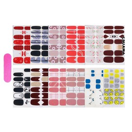 Nail Seals, Set of 12, Just Stick, Nail Wrap, Nail Stickers, Nail Accessories, Women's, Gift, Cute, Popular, Fashionable, Nail Parts (10123)